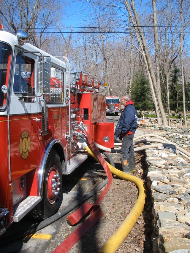 E-110 Pumps at Live Burn - Bedford Hills, 2008